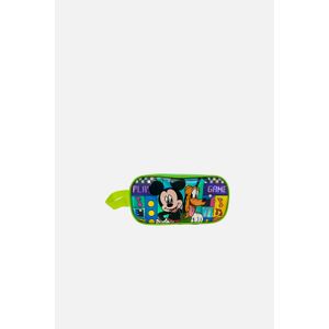 Cartuchera premium azul/verde de Mickey Mouse para niño