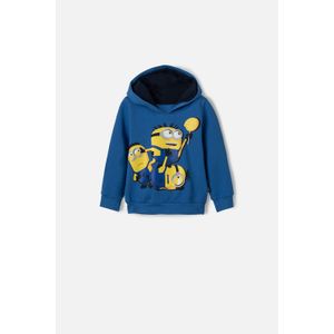 Buzo de Minions azul con capucha para niño 2T a 5T