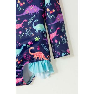 Vestido de baño LittleMic manga larga multicolor para bebé niña