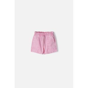 Short de Mic con cordón rosado para niña