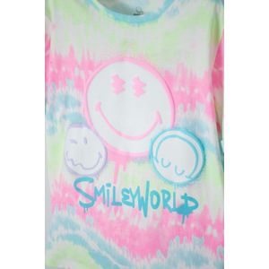 Camiseta de Smiley World multicolor estampada para niña