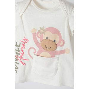 Conjunto de LittleMic con pantalón largo verde para bebé niña