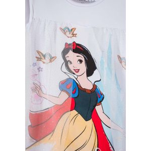 Pijama de Blancanieves blanca tipo batola para niña 2T a 5T
