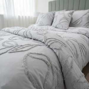 Funda Duvet Harmony Leaf – Gris