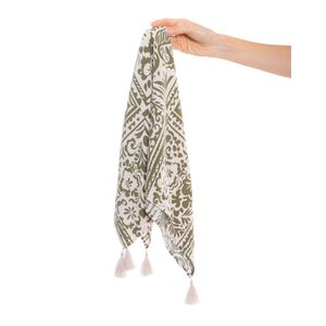 Pañoleta Con Estampado De Flores