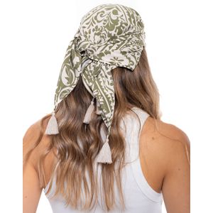 Pañoleta Con Estampado De Flores