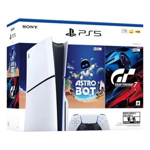 Consola PS5 Estandar Modelo Slim Bundle Astro Bot Gran Turismo 7