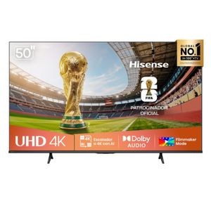 TELEVISOR HISENSE 50" UHD 4K SMART TV50A5NV 50" Negro