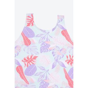 Vestido de baño entero para niña en microfibra