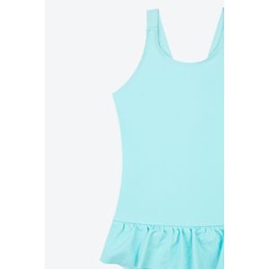 Vestido de baño tipo enterizo para niña en microfibra