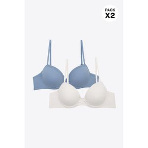 Brasier en algodón para adolecentes paquete x2