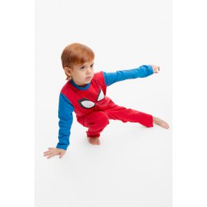 Pijama de Spider-man con pantalón largo rojo para niño 2T a 5T