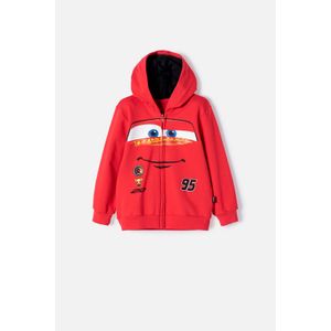 Buzo de Cars con capucha rojo para niño 2T a 6T