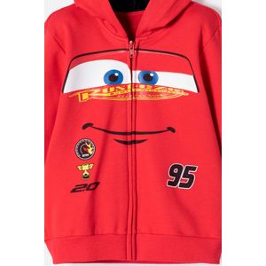 Buzo de Cars con capucha rojo para niño 2T a 6T