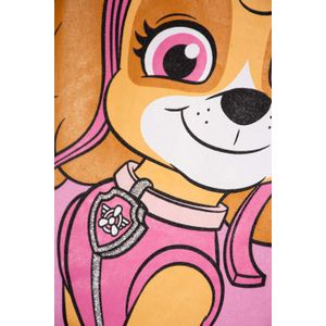 Camiseta de Paw patrol manga corta rosada para niña 2T a 6T