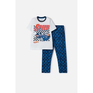 Pijama de Hot Wheels con pantalón largo multicolor para niño