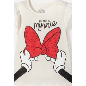 Camiseta de Minnie Mouse manga corta multicolor para niña