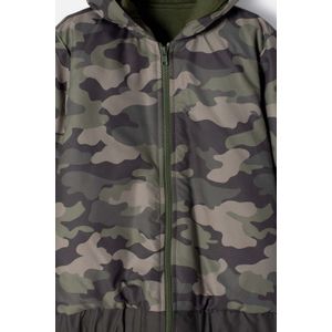 Chaqueta de Mic con cierre verde militar para niño