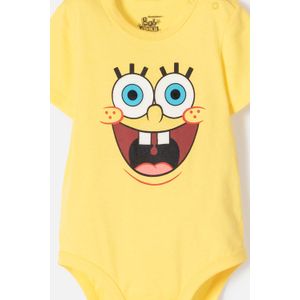 Body de Bob Esponja amarillo para bebé niño
