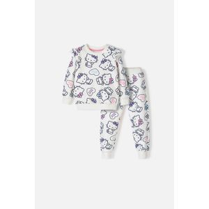 Conjunto de Hello Kitty con pantalón marfil para niña 2T a 5T