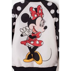 Chaqueta Minnie Mouse con cierre rojo paraiso para niña