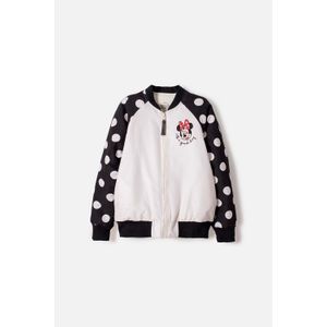 Chaqueta Minnie Mouse con cierre rojo paraiso para niña