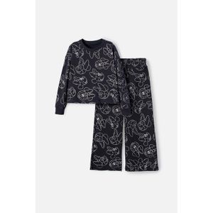 Conjunto de Minnie Mouse negro para niña