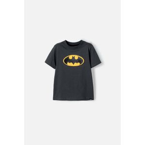 Camiseta de Batman manga corta negro para niño 2T a 5T