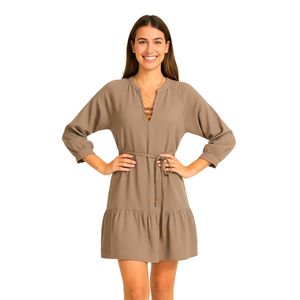 VESTIDO VIKATS MUJER AG7793 TAUPÉ