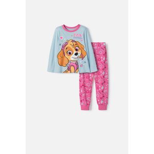Pijama de Paw Patrol manga larga multicolor para niña 2T a 5T