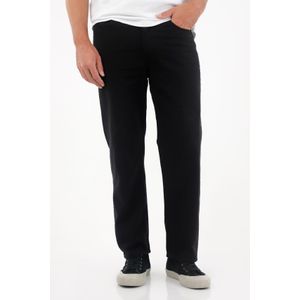 Pantalón Loose en bull denim negro para hombre