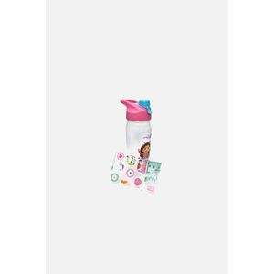 Botella de Gabby's Dollhouse + stikers para niña