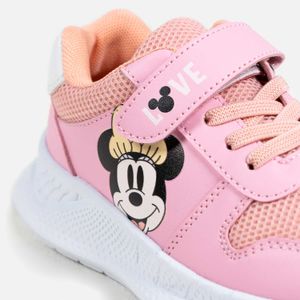 Tenis de Minnie Mouse rosados para niña