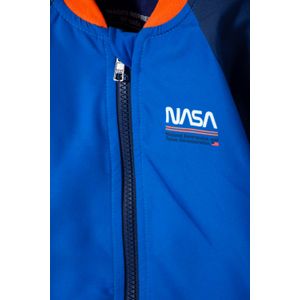 Chaqueta de la Nasa con cierre azul y naranja para bebé niño