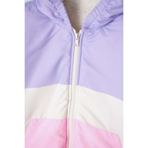 Chaqueta de Mic con cierre multicolor para niña