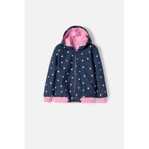 Chaqueta de Littlemic con capucha multicolor para niña 2T a 5T