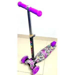 Patineta Scooter Estampados Paz y Amor Llenos De Color  para niños de 3 a 12 años