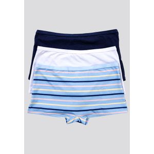 Bóxer Paq X3 Infantil Azul Claro/Azul Navy/Blanco FI 34641