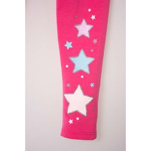 Leggins de Mic estampado rosado para niña
