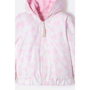 Chaqueta LittleMic multicolor con cierre frontal para niña 2T a 5T