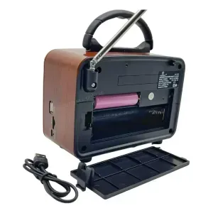 Radio Diseño Antiguo con AM,FM y Bluetooth Jx 208 .