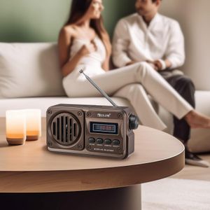 Radio (colon) Digital, Sintoniza Am/fm/bluetooth, Batería Incorporada, Sonido De Alta Calidad