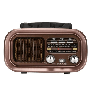 Radio Mini Vintage Con Bluetooth, Carga Celular Con Bandas Am/fm/sw