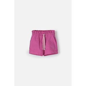 Short de LittleMic con cordón rosado para niña 2T a 5T