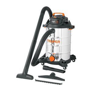 Aspiradora Industrial En Acero Inoxidable Truper 60 Litros Solidos Y Líquidos + Accesorios