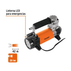 Compresor De Aire Para Carro 12V Con Maletín Truper