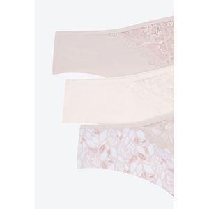 brasilera corte láser confeccionada en microfibra paquete x2