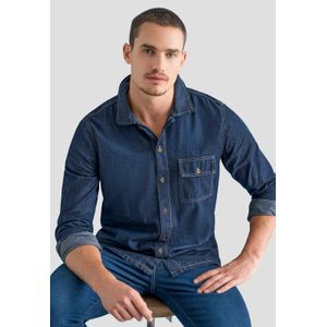 Camisa Hombre Azul Mp 112649