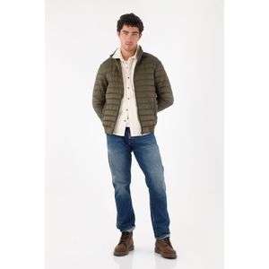 Chaqueta acolchada verde para hombre