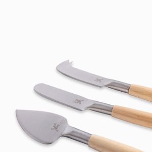 Set de cuchillos para queso Bois 3 piezas